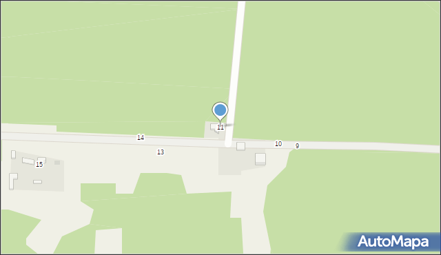 Sobień, Sobień, 11, mapa Sobień