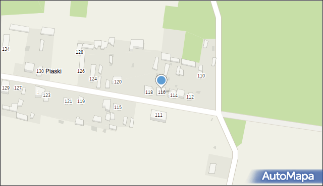 Sobień, Sobień, 116, mapa Sobień