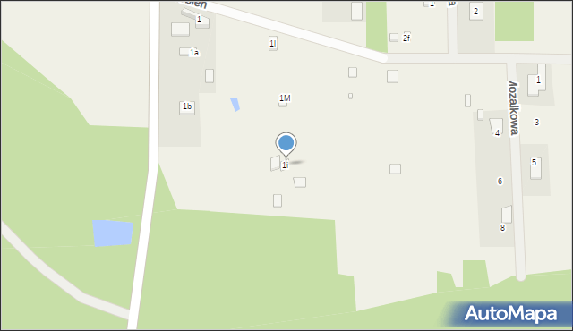 Sobień, Sobień, 1i, mapa Sobień