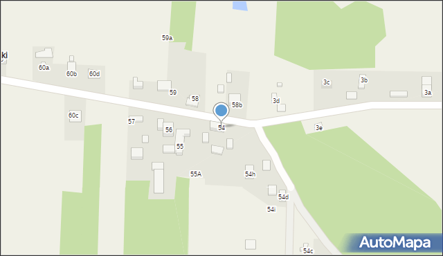 Sobień, Sobień, 54, mapa Sobień