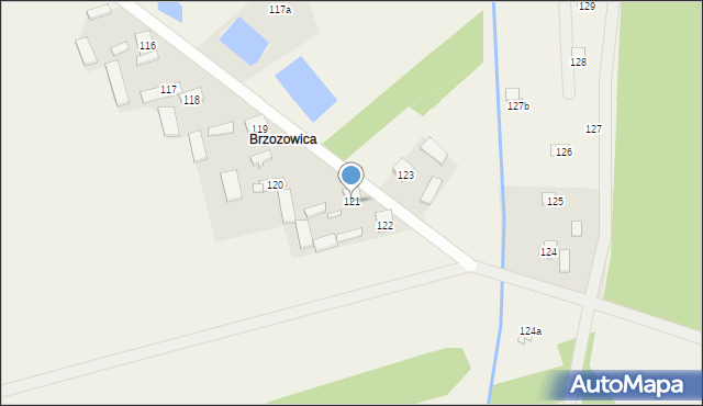 Sobienie Biskupie, Sobienie Biskupie, 121, mapa Sobienie Biskupie