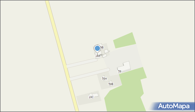 Sobienie Kiełczewskie Pierwsze, Sobienie Kiełczewskie Pierwsze, 19A, mapa Sobienie Kiełczewskie Pierwsze