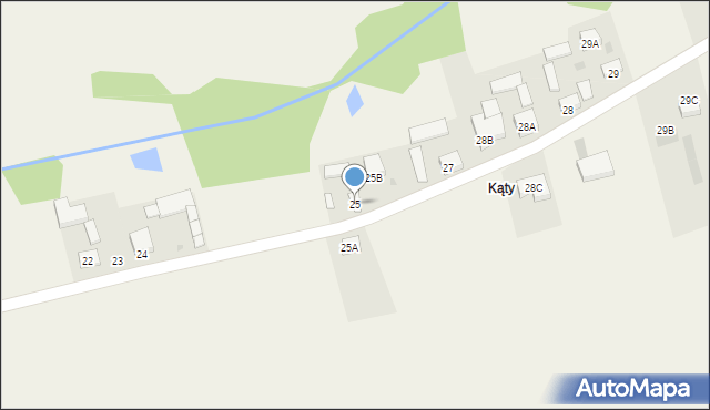 Sobienie Kiełczewskie Pierwsze, Sobienie Kiełczewskie Pierwsze, 25, mapa Sobienie Kiełczewskie Pierwsze