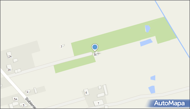 Sobienie Kiełczewskie Pierwsze, Sobienie Kiełczewskie Pierwsze, 3b, mapa Sobienie Kiełczewskie Pierwsze