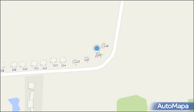 Sobienie Szlacheckie, Sobienie Szlacheckie, 217, mapa Sobienie Szlacheckie