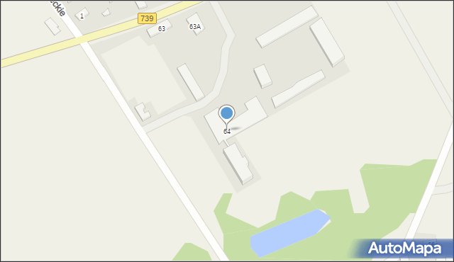 Sobienie Szlacheckie, Sobienie Szlacheckie, 64, mapa Sobienie Szlacheckie