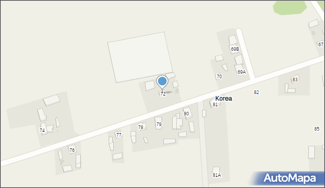 Sobienie Szlacheckie, Sobienie Szlacheckie, 72, mapa Sobienie Szlacheckie