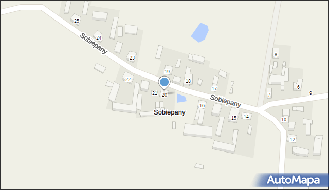 Sobiepany, Sobiepany, 20, mapa Sobiepany