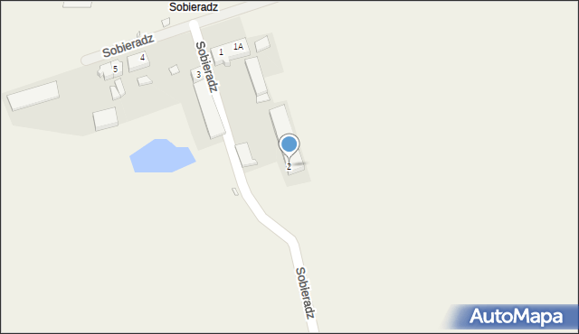 Sobieradz, Sobieradz, 2, mapa Sobieradz