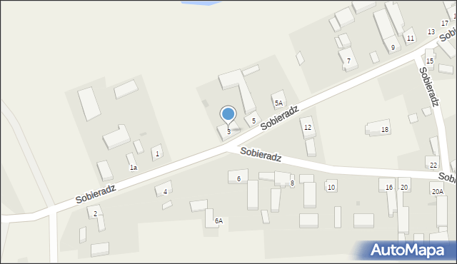Sobieradz, Sobieradz, 3, mapa Sobieradz