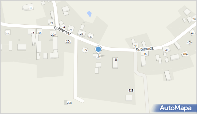 Sobieradz, Sobieradz, 32, mapa Sobieradz