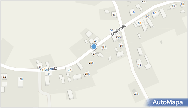 Sobieradz, Sobieradz, 42, mapa Sobieradz