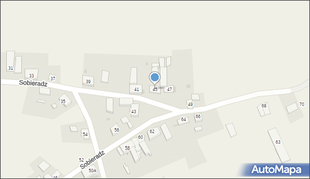 Sobieradz, Sobieradz, 45, mapa Sobieradz
