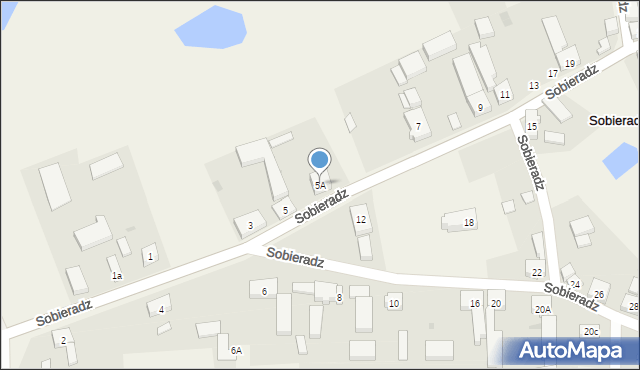 Sobieradz, Sobieradz, 5A, mapa Sobieradz