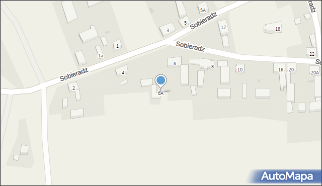 Sobieradz, Sobieradz, 6A, mapa Sobieradz