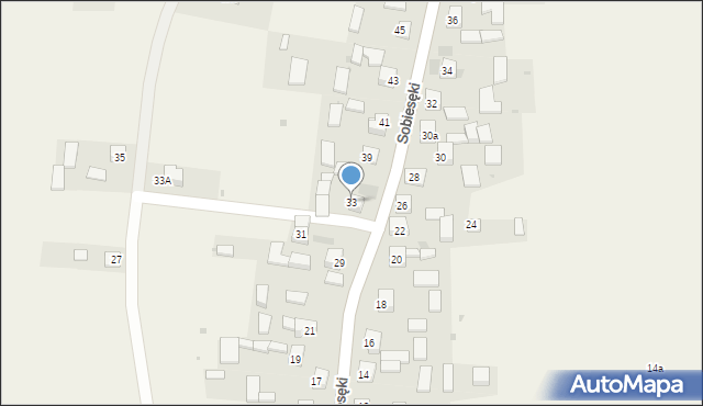 Sobiesęki, Sobiesęki, 33, mapa Sobiesęki