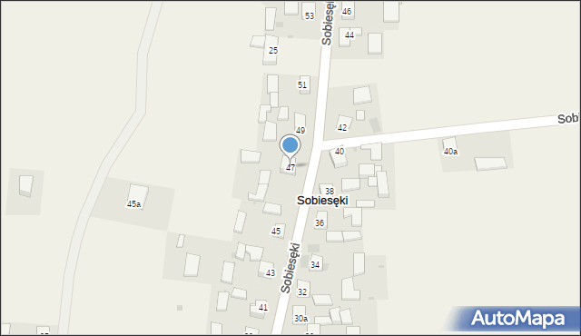 Sobiesęki, Sobiesęki, 47, mapa Sobiesęki