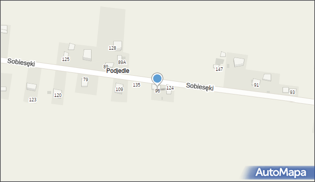 Sobiesęki, Sobiesęki, 96, mapa Sobiesęki