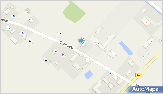 Sobiesęki, Sobiesęki, 11/1, mapa Sobiesęki