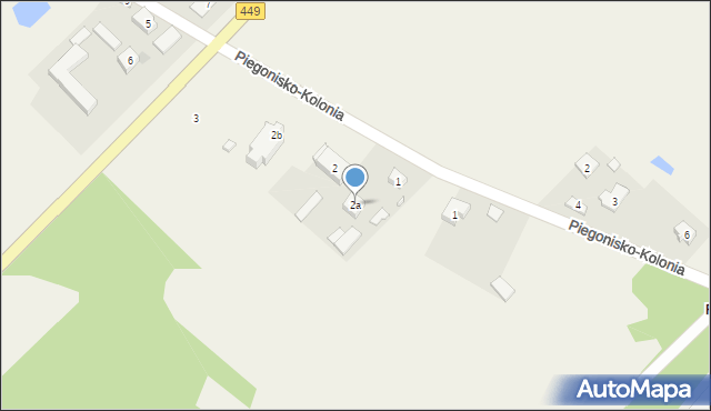 Sobiesęki, Sobiesęki, 2a, mapa Sobiesęki
