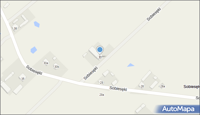 Sobiesęki, Sobiesęki, 30, mapa Sobiesęki