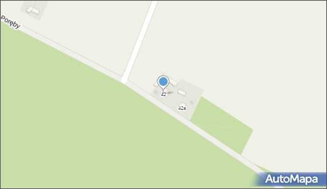 Sobiesęki Trzecie, Sobiesęki Trzecie, 42, mapa Sobiesęki Trzecie