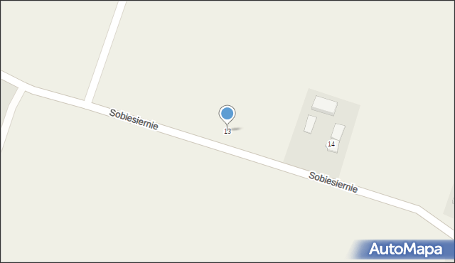 Sobiesiernie, Sobiesiernie, 13, mapa Sobiesiernie
