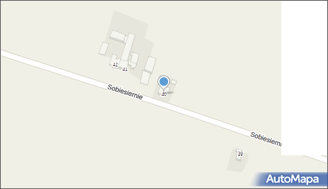 Sobiesiernie, Sobiesiernie, 40, mapa Sobiesiernie