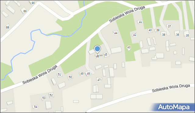 Sobieska Wola Druga, Sobieska Wola Druga, 46, mapa Sobieska Wola Druga