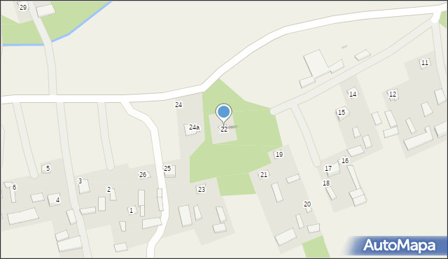 Sobieska Wola Pierwsza, Sobieska Wola Pierwsza, 22, mapa Sobieska Wola Pierwsza