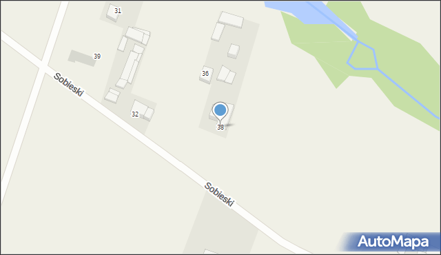 Sobieski, Sobieski, 38, mapa Sobieski