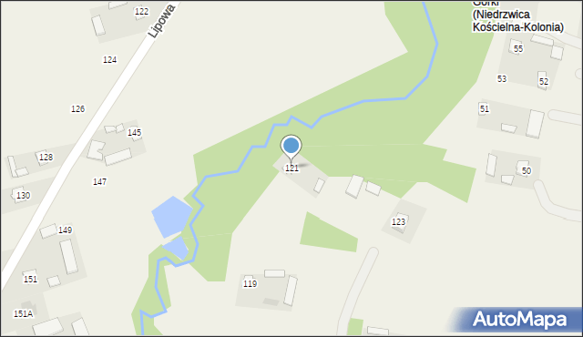 Sobieszczany, Sobieszczany, 121, mapa Sobieszczany