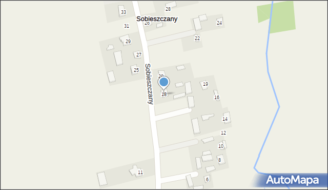 Sobieszczany, Sobieszczany, 18, mapa Sobieszczany