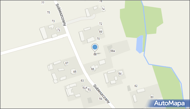 Sobieszczany, Sobieszczany, 68, mapa Sobieszczany