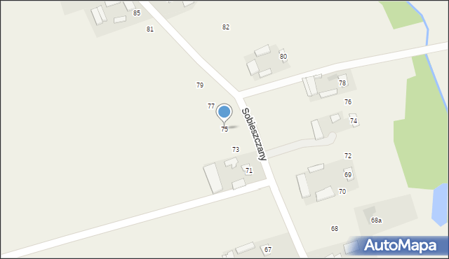 Sobieszczany, Sobieszczany, 75, mapa Sobieszczany