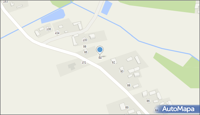 Sobieszczany, Sobieszczany, 94, mapa Sobieszczany