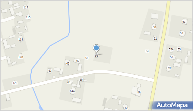 Sobieszczany-Kolonia, Sobieszczany-Kolonia, 56, mapa Sobieszczany-Kolonia