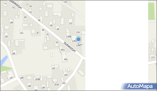Sobieszyn, Sobieszyn, 106C, mapa Sobieszyn
