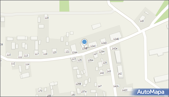 Sobieszyn, Sobieszyn, 124B, mapa Sobieszyn