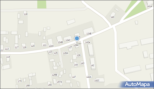 Sobieszyn, Sobieszyn, 129B, mapa Sobieszyn