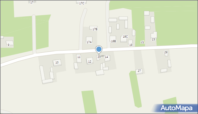 Sobieszyn, Sobieszyn, 13, mapa Sobieszyn