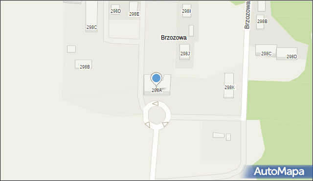 Sobieszyn, Sobieszyn, 298A, mapa Sobieszyn