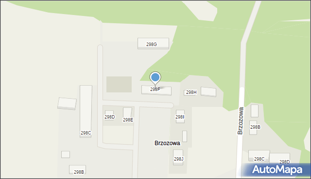 Sobieszyn, Sobieszyn, 298F, mapa Sobieszyn