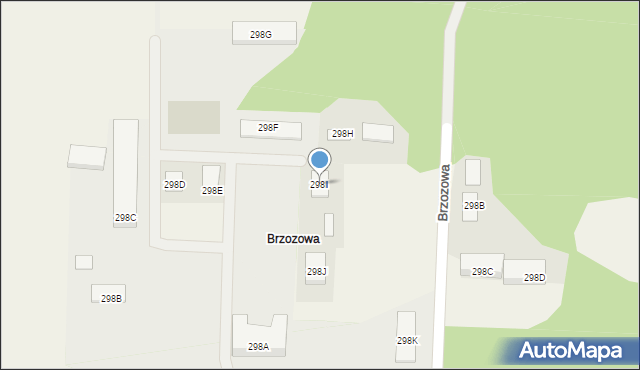 Sobieszyn, Sobieszyn, 298I, mapa Sobieszyn