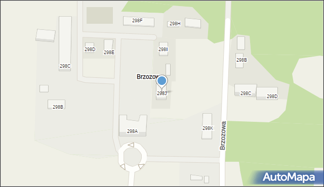 Sobieszyn, Sobieszyn, 298J, mapa Sobieszyn