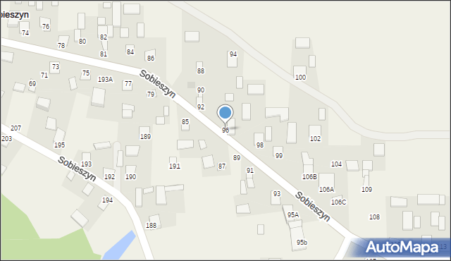 Sobieszyn, Sobieszyn, 96, mapa Sobieszyn