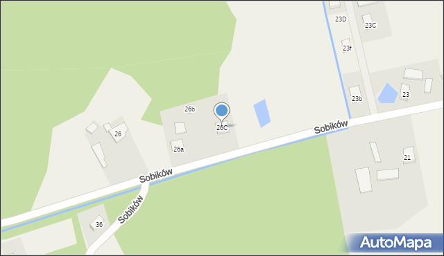 Sobików, Sobików, 26C, mapa Sobików