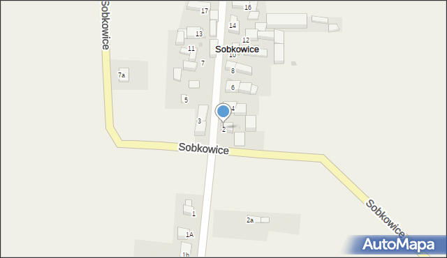 Sobkowice, Sobkowice, 2, mapa Sobkowice