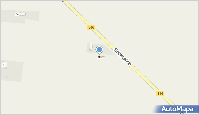 Sobkowice, Sobkowice, 23b, mapa Sobkowice