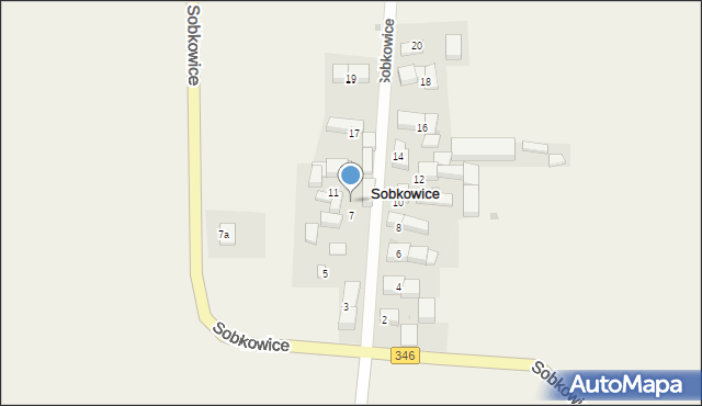 Sobkowice, Sobkowice, 9, mapa Sobkowice